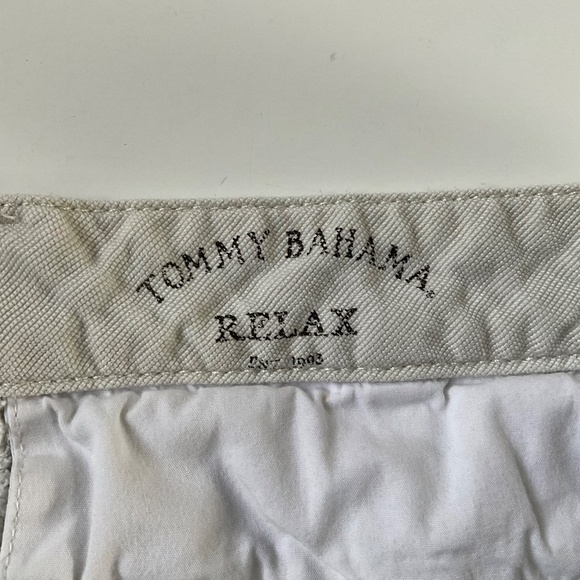 Tommy Bahama Relax Cargo Short Sz 38 Natural Lagenlook Travel Everyday Utility - Picture 3 of 9